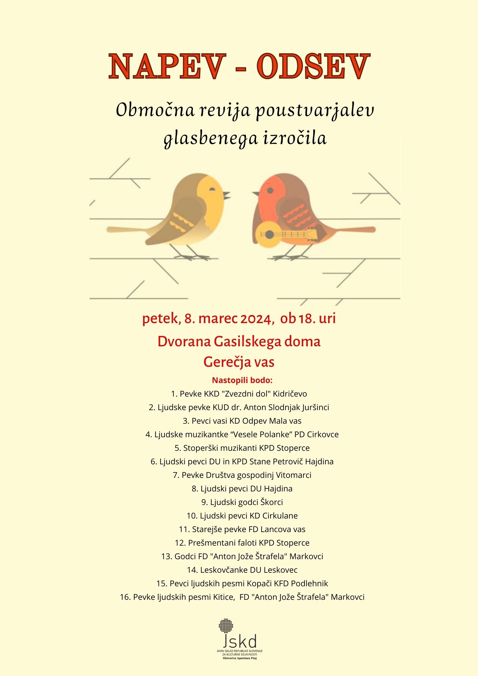 plakat gerečja vas
